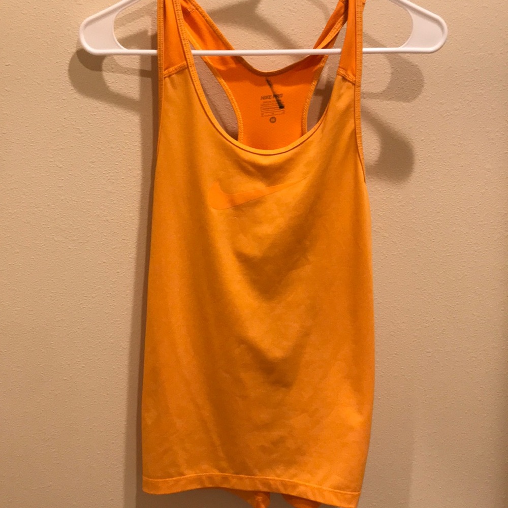 Orange Nike pro tank